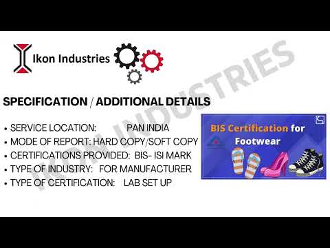 Safety footwear bis certification