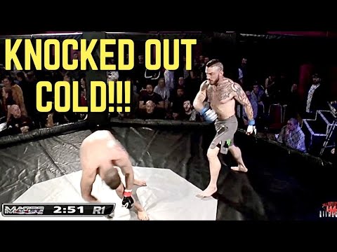 WHAT A PUNCH!!! ANDY CONA  -V-  NORM RUSSELL.  MACHINE MMA