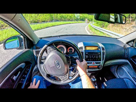 2007 Kia Cee’d (1.6 115 hp) | POV Test Drive #2423 Joe Black