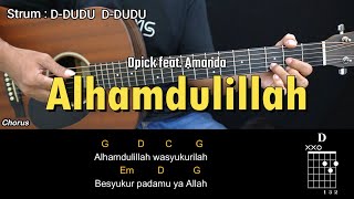 Download lagu Alhamdulillah - Opick feat. Amanda | Tutorial Chord Gitar Mudah dan Lirik mp3