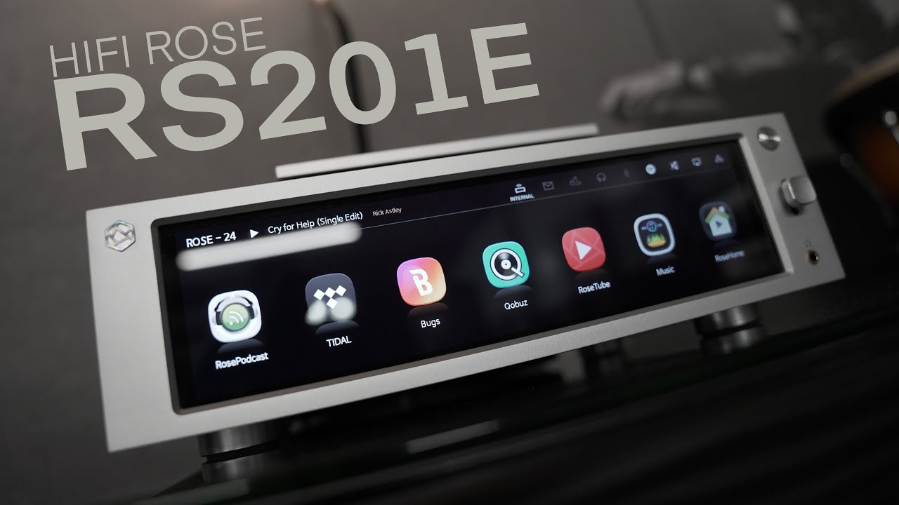 HIFI ROSE RS201E RSA780 and Wharfedale Diamond 12.3 with HIFI ROSE RA180 integrated amplifier cameo!