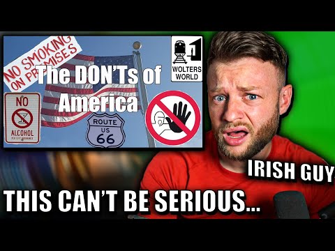 IRISH GUY Reacts to the DONT's of visiting the USA...