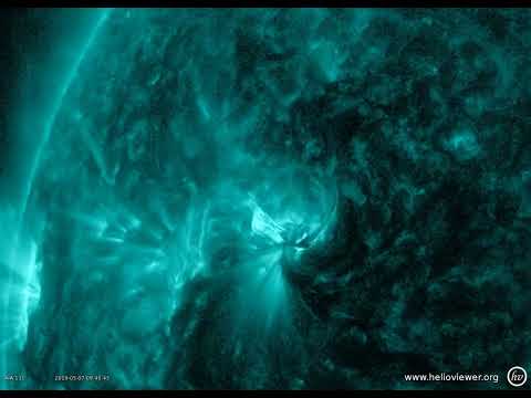 Flares of class C1.2, C1.4