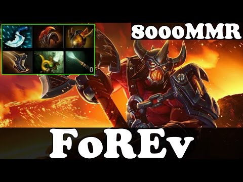 Dota 2 - FoREv 8000 MMR Plays Axe vol 4 - Pub Match Gameplay