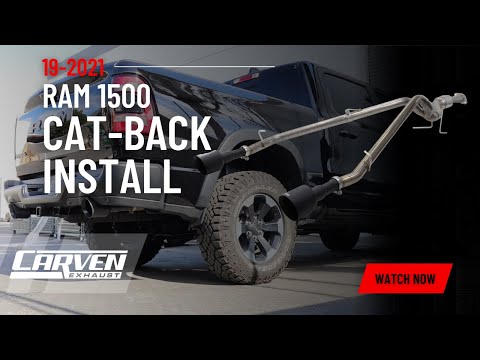 2019-2023 RAM 1500 Cat-Back Exhaust Install/Overview Video by Carven Exhaust