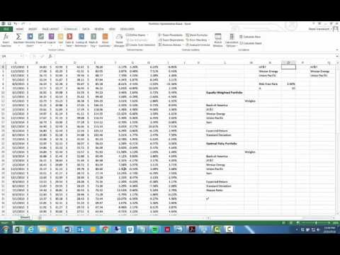 Markowitz Portfolio Optimization