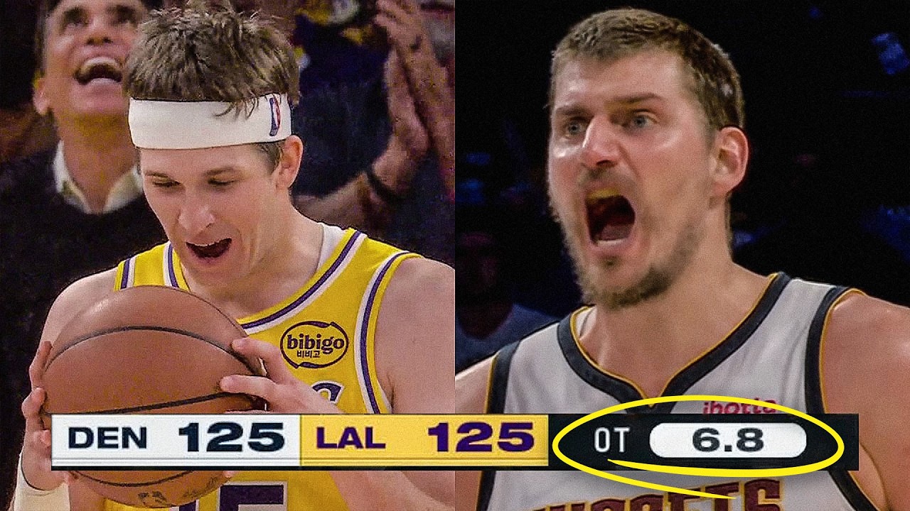 One of the WILDEST ENDINGS of the Season 🤯 Nuggets vs. Lakers | Presented by @xfinity