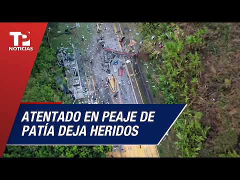 Seis heridos tras ataque con explosivos contra peaje