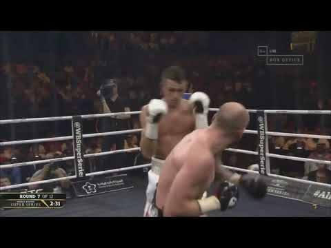 George Groves vs Callum Smith 7th round ko
