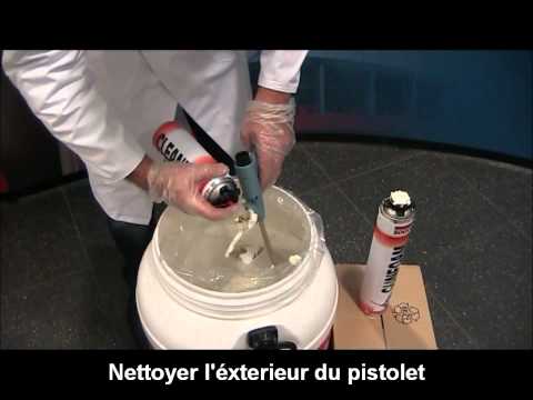 comment nettoyer de la mousse isolante