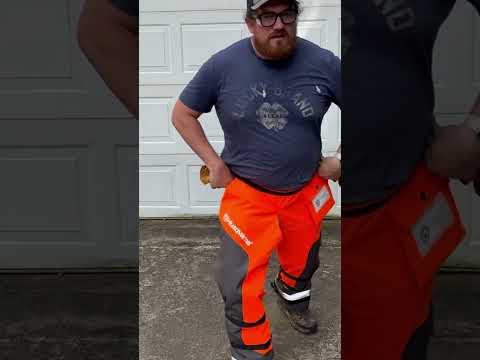 When you want how off your new chaps. #husqvarna