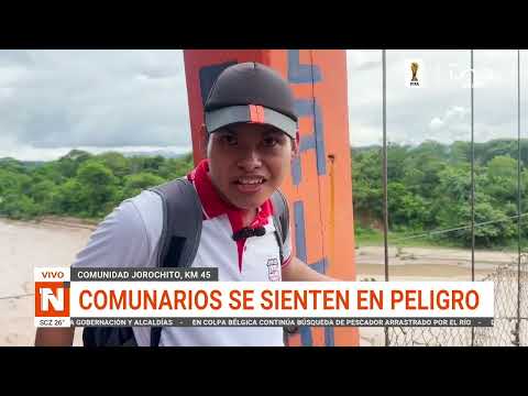 PELIGRA EL PUENTE COLGANTE EN JOROCHITO