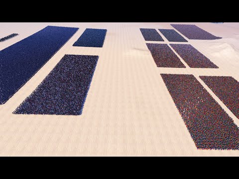 Roman Empire Vs Medieval Army | Ultimate Epic Battle Simulator | UEBS