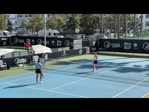 Stephanie Judith Visscher d. Weronika Falkowska — QF ITF W35 Loulé Ladies Open