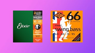Video thumbnail for Elixir NANOWEB Nickel Plated (45/105) 🔥VS🔥 Rotosound RS66LC Swing Bass (40/95) by Pepo Vidal
