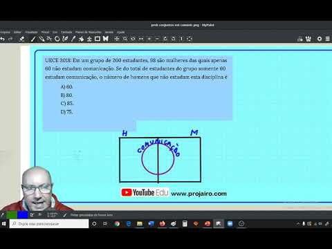Prob de conjuntos Homens que não estudam comunicação