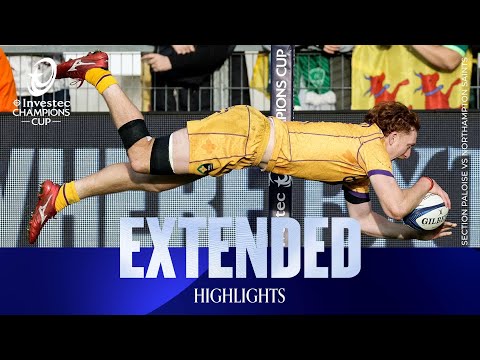 LATE DRAMA | Section Paloise v Northampton Saints| Investec Champions Cup Extended Highlights