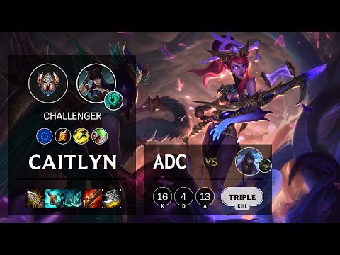 Caitlyn ADC vs Aphelios - EUW Challenger Patch 10.13