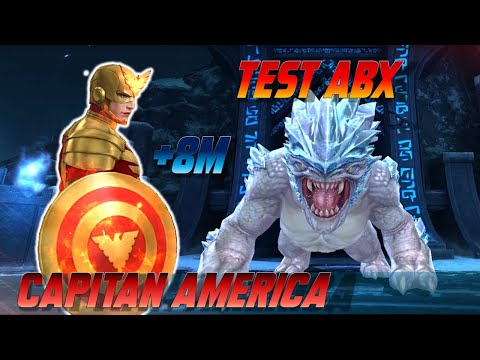 CAPITAN AMERICA PHOENIX TEST ABX +8M TEMP DE PARALISIS MARVEL FUTURE FIGHT