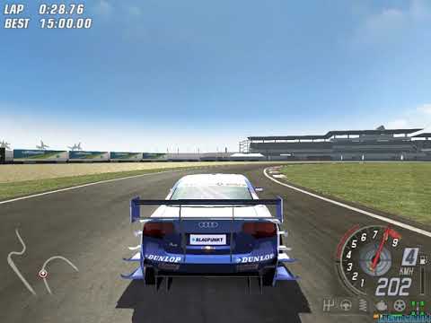 TOCA Race Driver 3 - LAP Around w/ Audi A4 DTM - Eurospeedway Lausitz [HD]