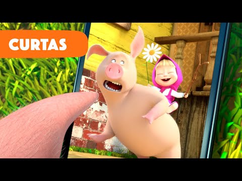 Capa de Masha e o Urso 🐻👱‍♀️ Сurtas 💥 Nova história 📱 Selfie 📷 (Episódio 10) Masha and the Bear