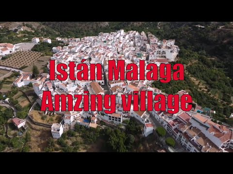 One day visit to Istán in Malaga, beautiful route and amazing village, Drone view