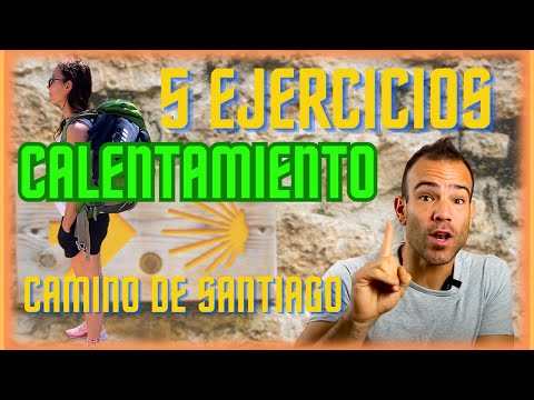 TOP 5 ejercicios de CALENTAMIENTO [CAMINO DE SANTIAGO]👍 Calentamiento SENDERISMO👉🏻evita LESIONES❌