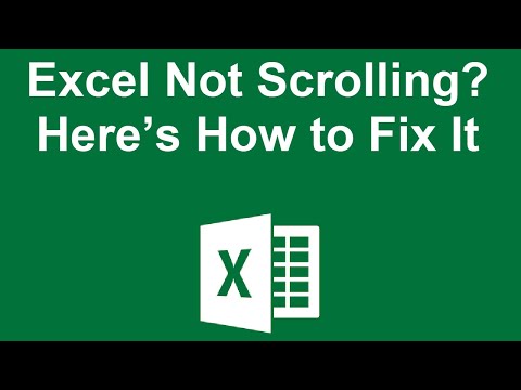 Excel Wont Scroll
