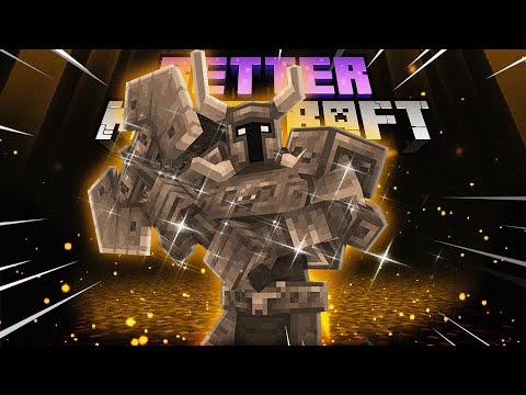 ENFRENTEI UM CHEFE LENDÁRIO ESCONDIDO NAS CAVERNAS DO MINECRAFT!  - Better Minecraft #16