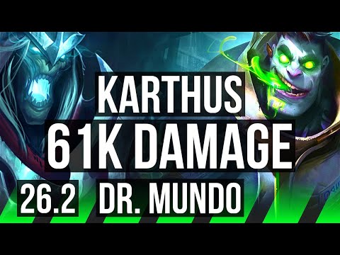 KARTHUS vs DR. MUNDO (JGL) | 61K damage | EUW Challenger | 26.2