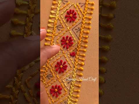 Border Embroidery French Knots