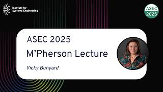 ASEC 2025 M'Pherson Lecture - Vicky Bunyard