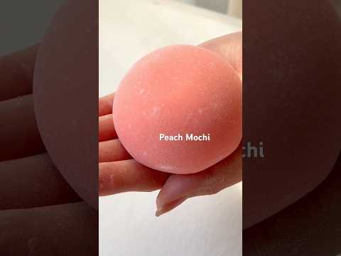 Peach Mochi #shorts #peachmochi #mochi #recipe