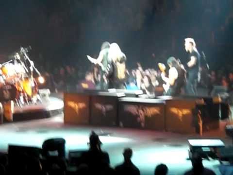 metallica with biff byford - motorcycle man - Bercy 2 avril 2009