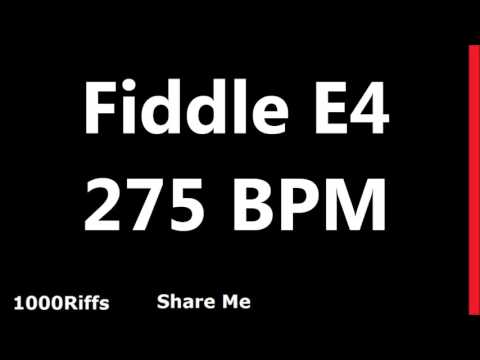 Fiddle E4 Metronome : 275 BPM