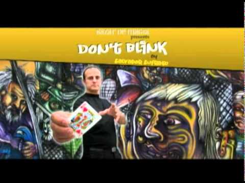 Don't Blink  (DVD and Gimmick) by Salvafor Sufrate and Bazar de Magia - DVD
