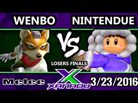 S@X 142 - SPY | Nintendude (Ice Climbers) Vs. Wenbo (Fox) SSBM Losers Finals - Smash Melee