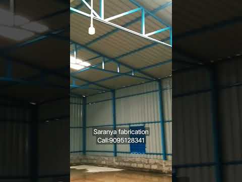 successful completed 40*60 godown in tamil | warehouse in tamil | shed work in tamil. #roof #tamil