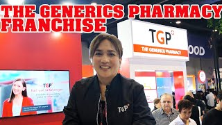 The Generics Pharmacy Franchise exhibit at The Franchise Expo 2023 SMX Convention center