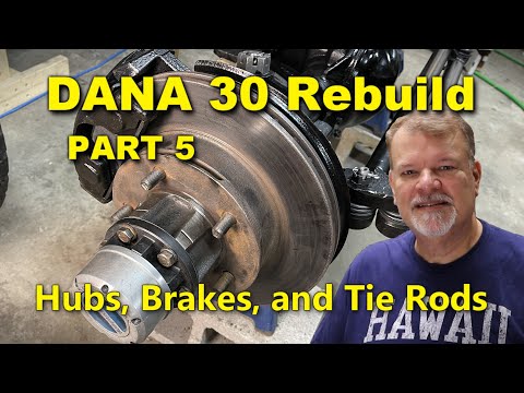 Dana 30 Hubs, Brakes, and Tie Rods | Rebuild Part 5 | Jeep CJ7 | Project Rowdy Ep051