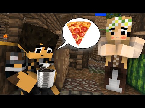 THE POOR BEGGAR WARRIOR VS ENTITY 303 & SCP 096 (STORY OF LEGEND) - MINECRAFT MONSTER SCHOOL