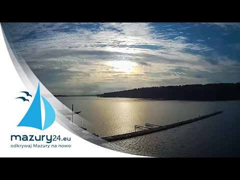 Jezioro Mikołajskie i Mikołajki na timelapse, 09.12.2019