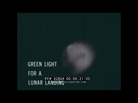 APOLLO 10 MISSION  "GREEN LIGHT FOR A LUNAR LANDING" 1969 NASA FILM  42864