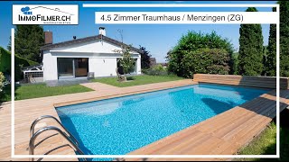 Immobilienfilm Menzingen | 4.5 Zimmer Traumhaus mit Pool