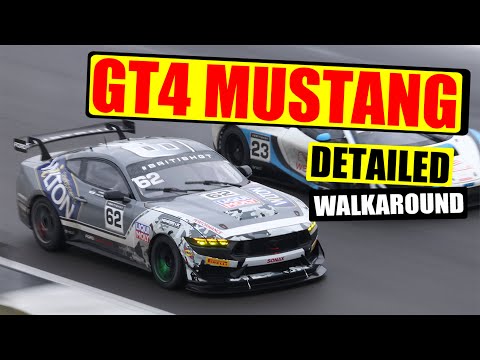 🔥The DIFFERENCE between a Road Mustang and a GT4 RACE CAR🔥 🔥