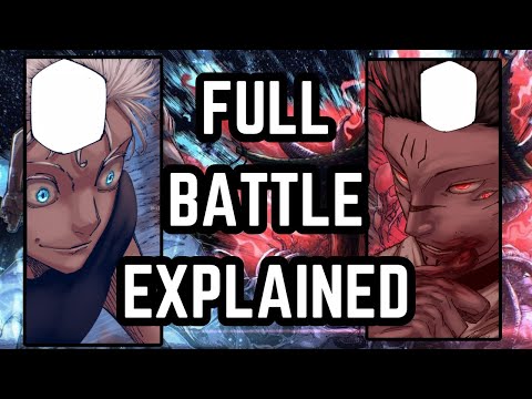 Ryomen Sukuna vs Satoru Gojo Full Fight Explained | Jujutsu Kaisen