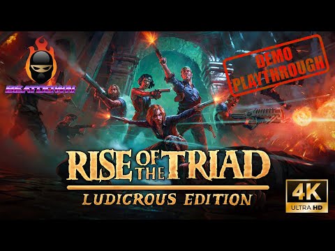 Rise of the Triad: Ludicrous Edition - Demo Playthrough in 4K