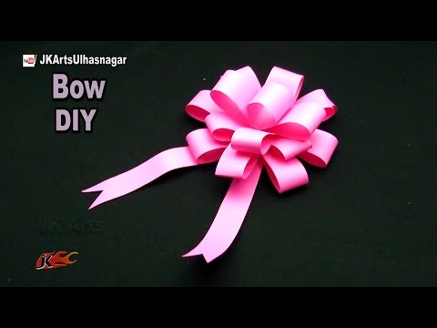 How to Make Easy Paper Bow Gift Wrap