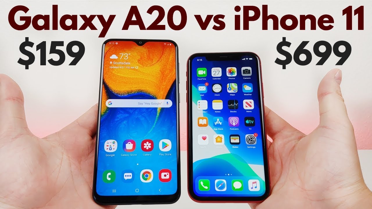 Samsung Galaxy A20 vs iPhone 11 - Who Will Win?