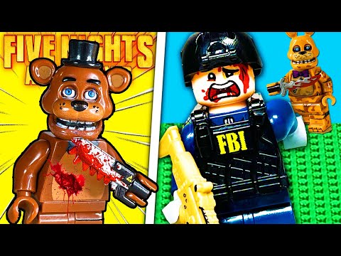 I built LEGO SWAT TEAM vs FIVE NIGHTS AT FREDDYS Minifigures...